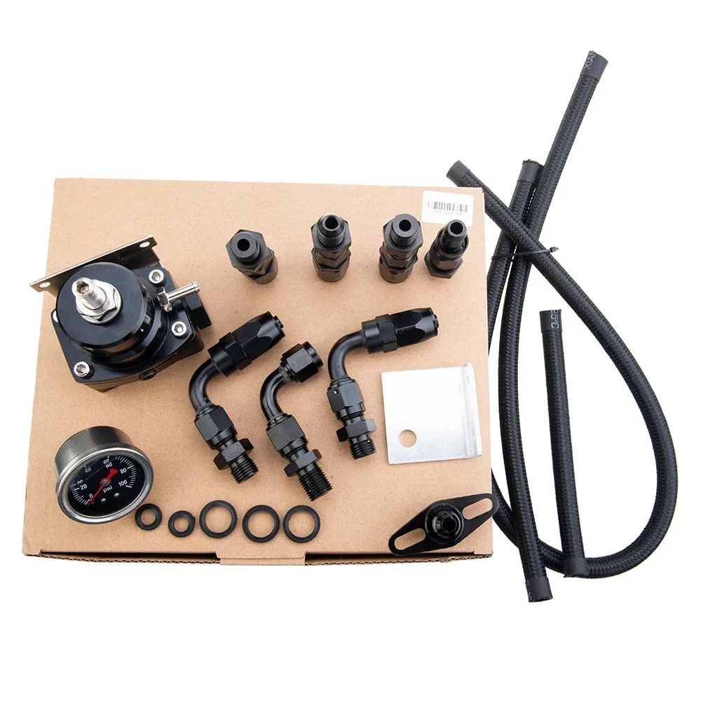 Universal Adjustable Fuel Pressure Regulator Oil 160psi 100psi Gauge AN6 AN 6 Fuel Pressure Regulator kit Fitting End colourful
Universal Adjustable Fuel Pressure Regulator Oil 160psi 100psi Gauge AN6 AN 6 Fuel Pressure Regulator kit Fitting End colourful