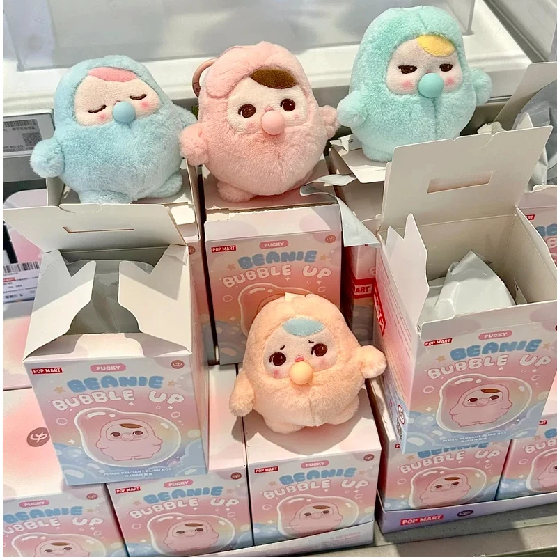 In Stock Genuine POPMART Pucky Beanie Bubble up Series Blind Box Cute Figure Accessory Charm Keychain Gifts For Boy And Girl
In Stock Genuine POPMART Pucky Beanie Bubble up Series Blind Box Cute Figure Accessory Charm Keychain Gifts For Boy And Girl