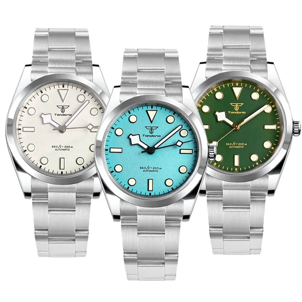New Tandorio 20Bar Waterproof Mechanical Watch Men NH35 36MM 39MM Stainless Steel Business Wristwatch Hand Sapphire Glass Rejor 
New Tandorio 20Bar Waterproof Mechanical Watch Men NH35 36MM 39MM Stainless Steel Business Wristwatch Hand Sapphire Glass Rejor