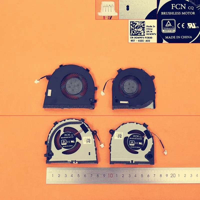 Новый охлаждающий вентилятор для ноутбука DELL G3 G3-3579 G5-5587 (вентилятор процессора + графического процессора, оригинал), ремонт замены
Новый охлаждающий вентилятор для ноутбука DELL G3 G3-3579 G5-5587 (вентилятор процессора + графического процессора, оригинал), ремонт замены