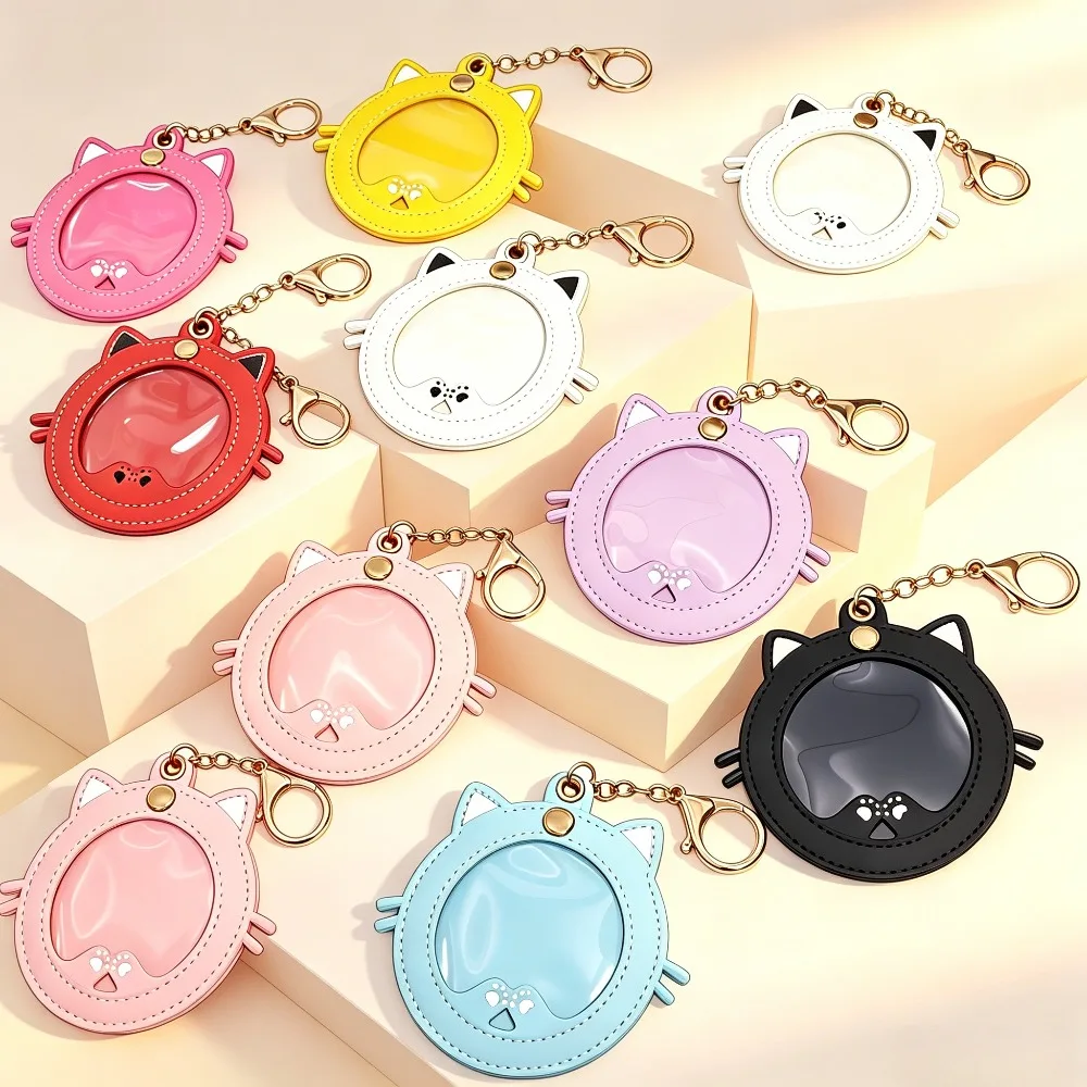 Round Cat Shape Display Pouch Keychain Mini Cartoon Anime Badge Storage Wallet Keyring Bag Leather Portable Pet Hair Protector
Round Cat Shape Display Pouch Keychain Mini Cartoon Anime Badge Storage Wallet Keyring Bag Leather Portable Pet Hair Protector