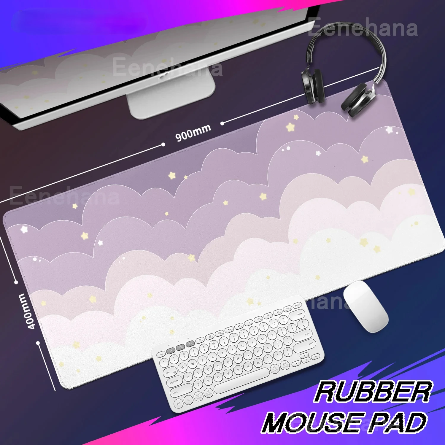 Kawaii Blue Pink Clouds Desk Mat, Purple Mouse Pad, XXL Gaming Keyboard Mats, Cute Rubber Extended Carpet Anime playmat Dota B
Kawaii Blue Pink Clouds Desk Mat, Purple Mouse Pad, XXL Gaming Keyboard Mats, Cute Rubber Extended Carpet Anime playmat Dota B