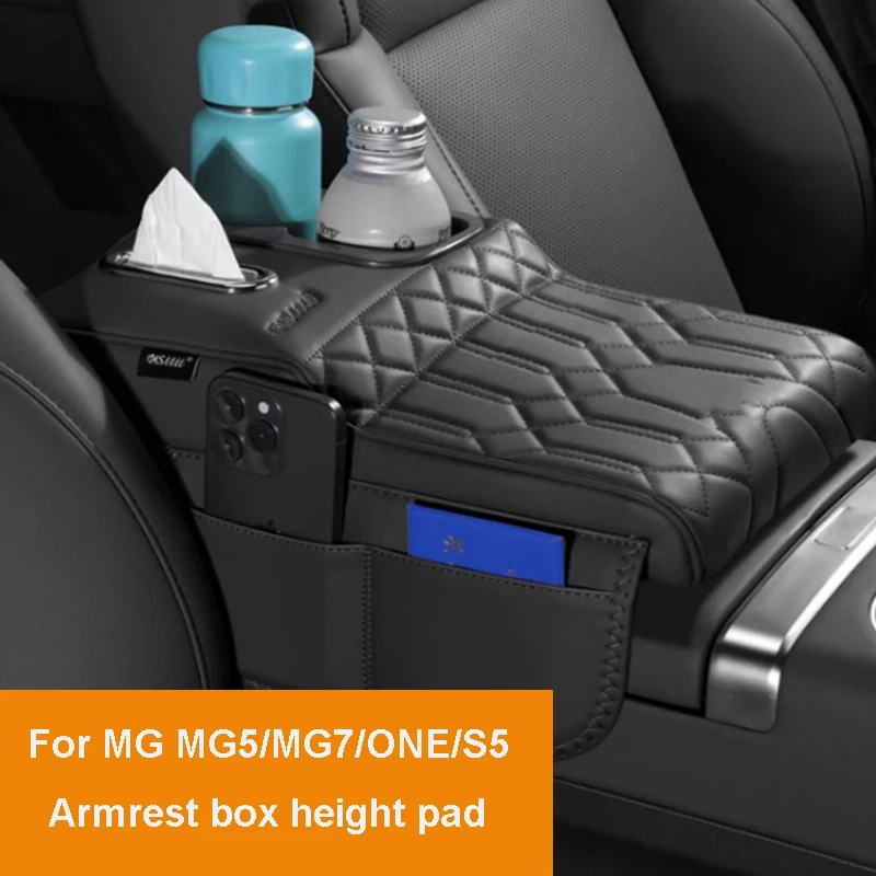 Для MG MG5/MG7/ONE/S5 автомобильный подлокотник, коробка для высоты, автомобильный держатель для чашки, центральное управление, коробка для салфеток, аксессуары для хранения 
Для MG MG5/MG7/ONE/S5 автомобильный подлокотник, коробка для высоты, автомобильный держатель для чашки, центральное управление, коробка для салфеток, аксессуары для хранения