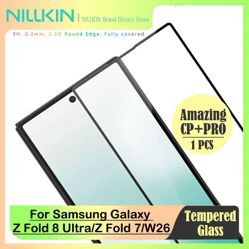 NILLKIN CP+PRO Full Glue Tempered Glass for Samsung Galaxy Z Fold 8 Ultra/Z Fold 7/W26 9H Hardness Anti Fingerprint Anti-Glare
NILLKIN CP+PRO Full Glue Tempered Glass for Samsung Galaxy Z Fold 8 Ultra/Z Fold 7/W26 9H Hardness Anti Fingerprint Anti-Glare