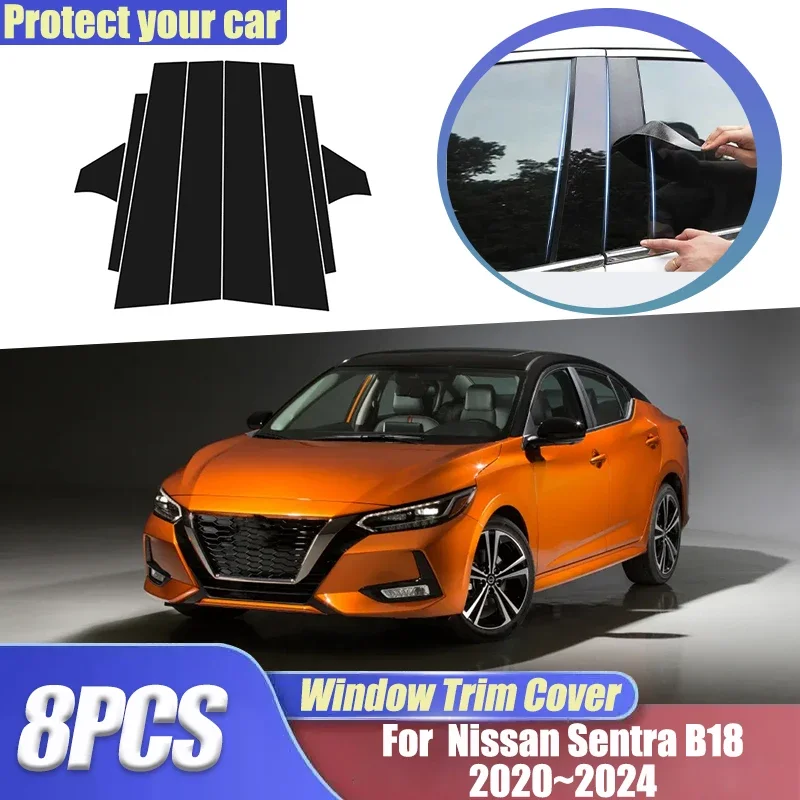 Window Trim Covers Center Column Stickers Accessories For Nissan Sentra B18 Sylphy e-Power 2020 2022 2023 2024 8PCS B C Pillar
Window Trim Covers Center Column Stickers Accessories For Nissan Sentra B18 Sylphy e-Power 2020 2022 2023 2024 8PCS B C Pillar