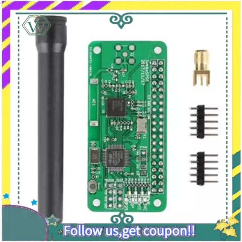 A28Q-UHF VHF MMDVM Hotspot RF Board 32Bit ARM Processor Support P25 DMR YSF With Antenna For Raspberry Pi -W Zero WIFI PI