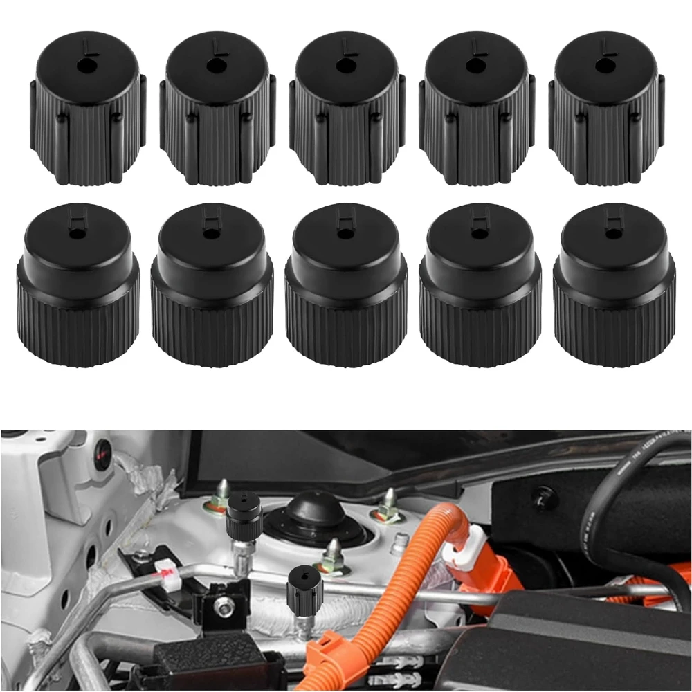 10PCS Car AC Service Valve Cap Kit 0.54 inch Low Pressure & 0.66 inch High Pressure Port Caps Strong Sealing for Most Cars
10PCS Car AC Service Valve Cap Kit 0.54 inch Low Pressure & 0.66 inch High Pressure Port Caps Strong Sealing for Most Cars