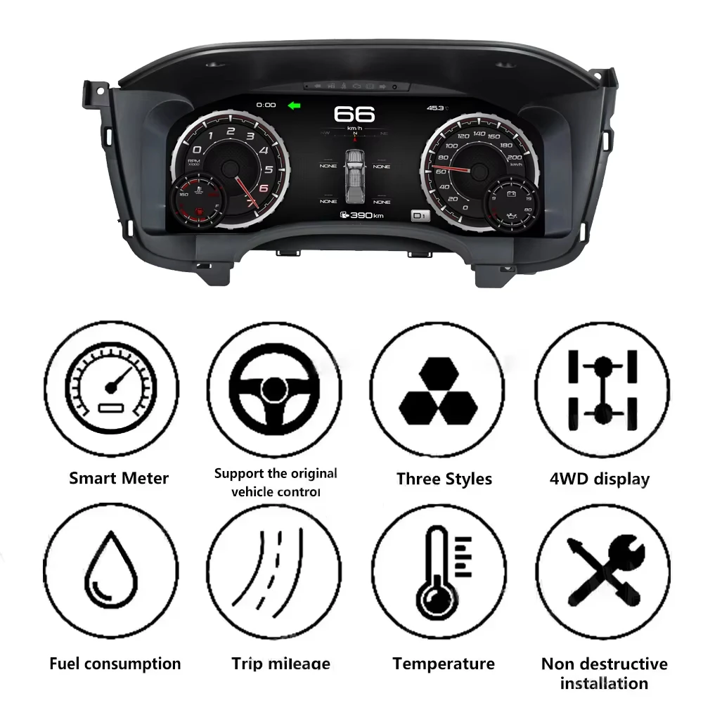 For Chevrolet Silverado GMC Sierra 2007-2013 LCD Instrument Cluster Digital Dashboard Speedometers Panel Display Virtual Cockpit
For Chevrolet Silverado GMC Sierra 2007-2013 LCD Instrument Cluster Digital Dashboard Speedometers Panel Display Virtual Cockpit