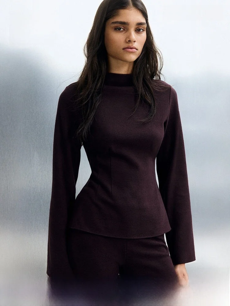 Ele Red Knitted Sweater Women's Faion Spring Seasonal Inner Wear Slim Fit Polyester Cotton Blend Button Detail
Ele Red Knitted Sweater Women's Faion Spring Seasonal Inner Wear Slim Fit Polyester Cotton Blend Button Detail