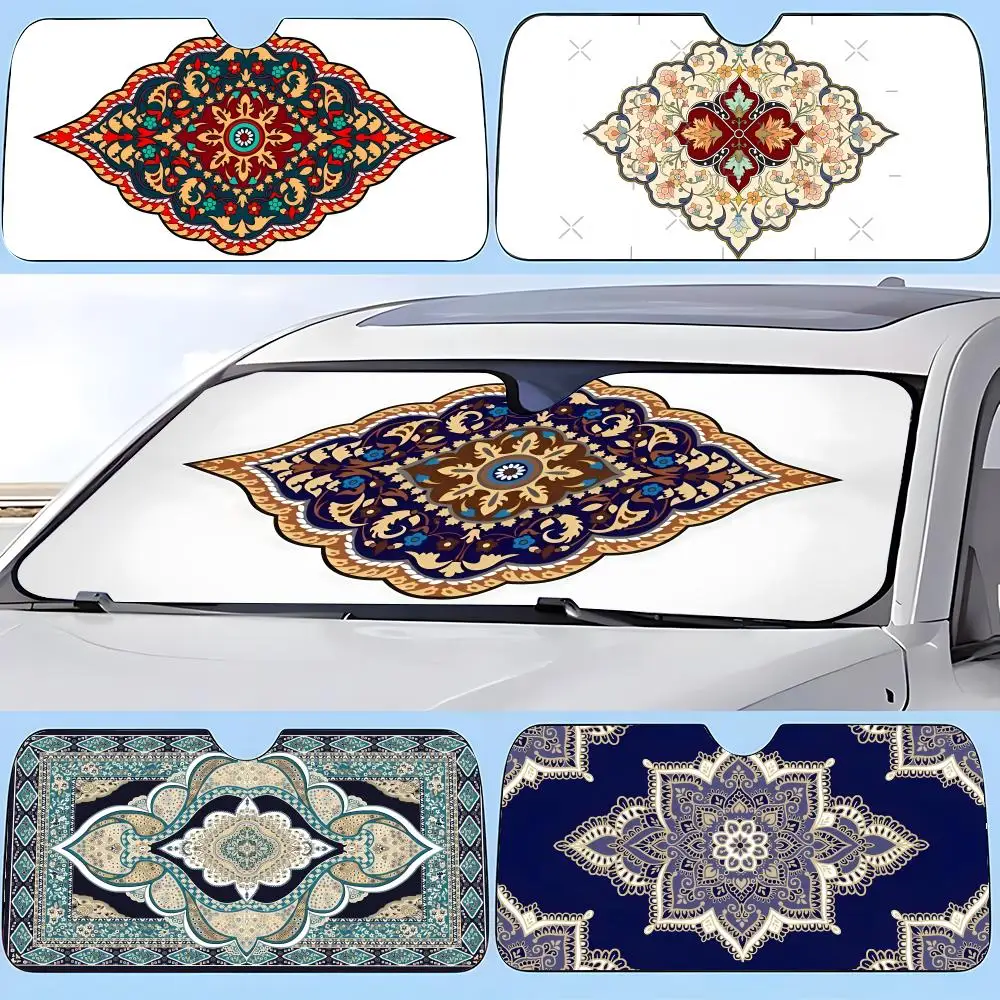 I-Islamic Patterns Sun Visor Car sunshades, windshield sun visors, sun protection sunshades, novel car gifts.
I-Islamic Patterns Sun Visor Car sunshades, windshield sun visors, sun protection sunshades, novel car gifts.