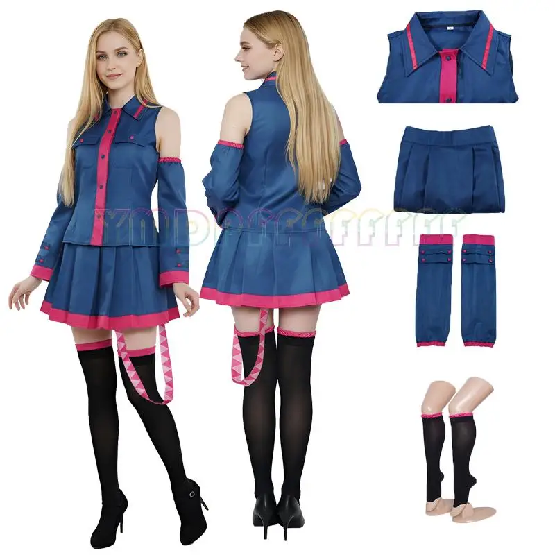 Anime Kasane Teto cosplay costume wig Halloween party set top skirt sleeves socks Easter dress fantasy dress up hot
Anime Kasane Teto cosplay costume wig Halloween party set top skirt sleeves socks Easter dress fantasy dress up hot