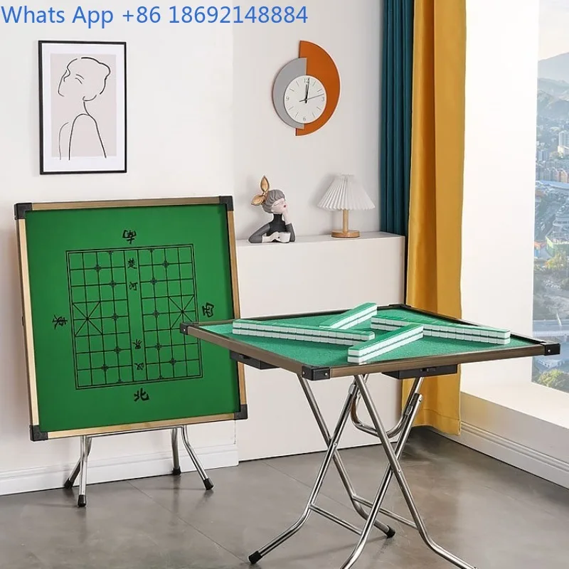 Mahjong Tabletop Folding Home Small Chess and Card Table Hand-Cranked Mahjong Table Multi-Functional Dining Table Dual-Use
Mahjong Tabletop Folding Home Small Chess and Card Table Hand-Cranked Mahjong Table Multi-Functional Dining Table Dual-Use