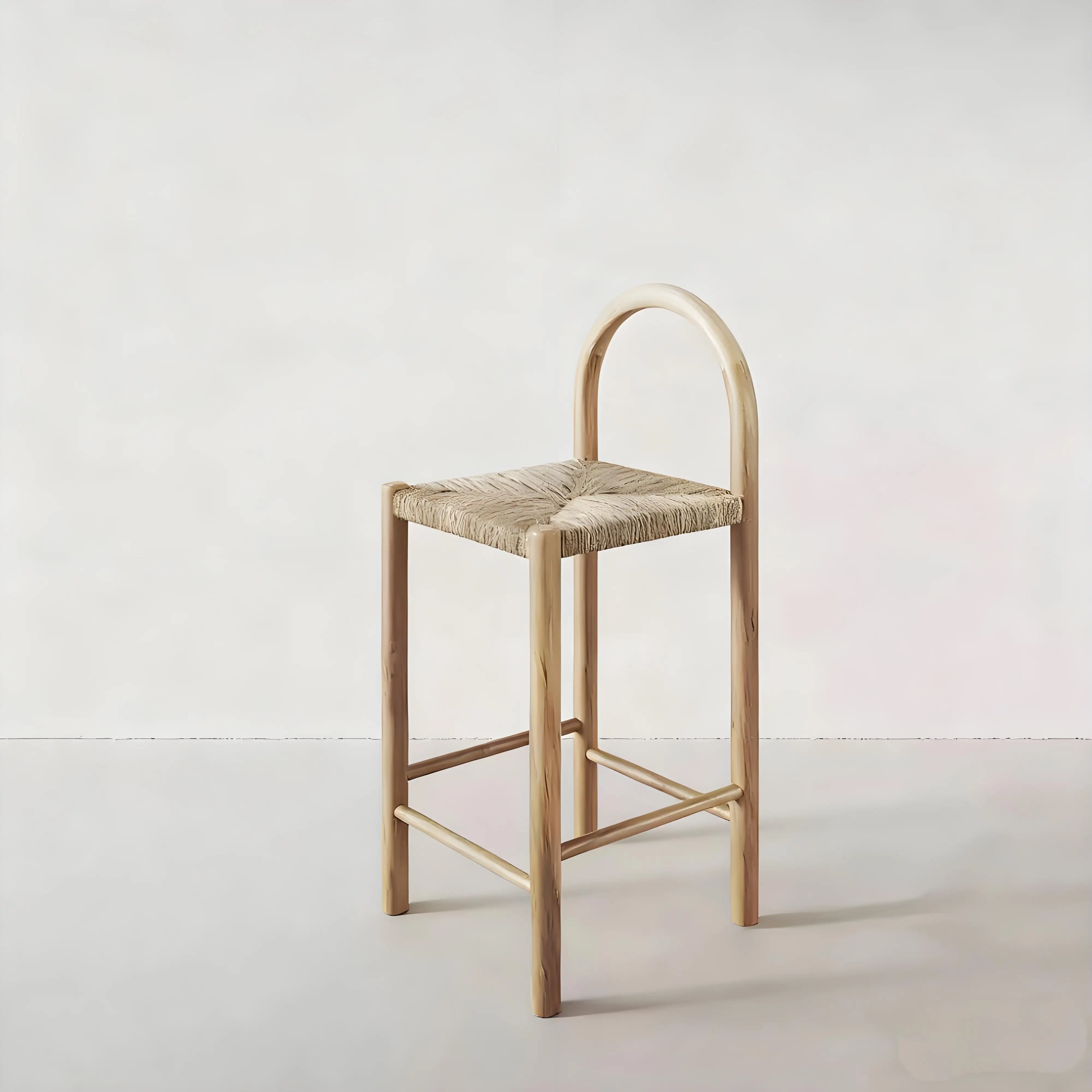 Designer-style Rattan-woven Solid Wood bar Stools, Vintage Chinese Style Island bar Stools
Designer-style Rattan-woven Solid Wood bar Stools, Vintage Chinese Style Island bar Stools
