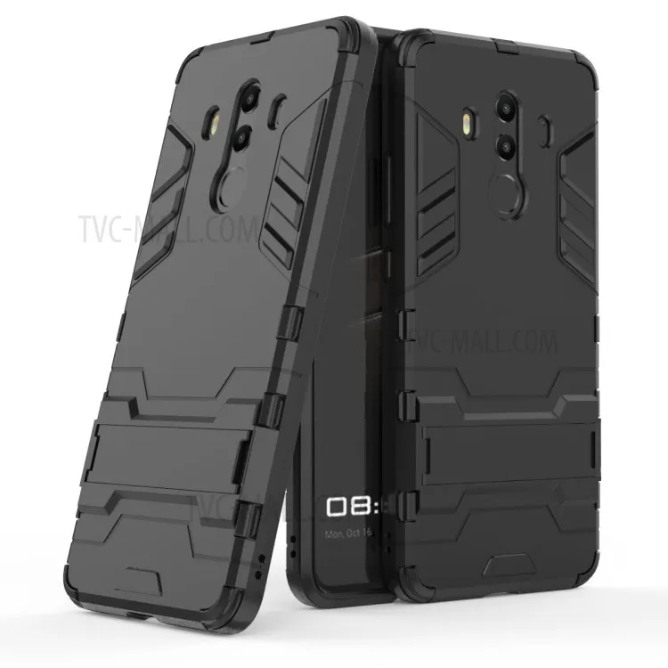For Huawei Mate 10 Pro Shockproof PC + TPU Hybrid Kickstand Phone Cover - Black
For Huawei Mate 10 Pro Shockproof PC + TPU Hybrid Kickstand Phone Cover - Black