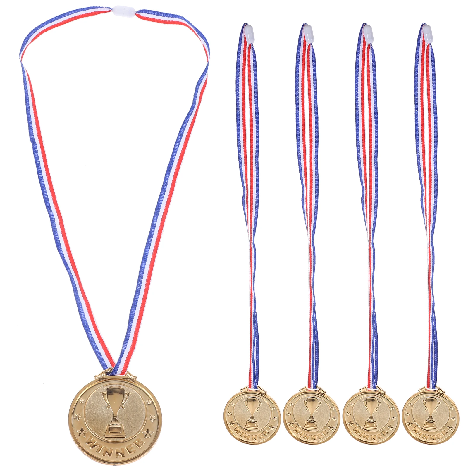 6 Pcs Plastic Kids Awards Party Prop Soccer Kids Party Prop Sport Medals Hanging Toys Medal Success Achievement
6 Pcs Plastic Kids Awards Party Prop Soccer Kids Party Prop Sport Medals Hanging Toys Medal Success Achievement