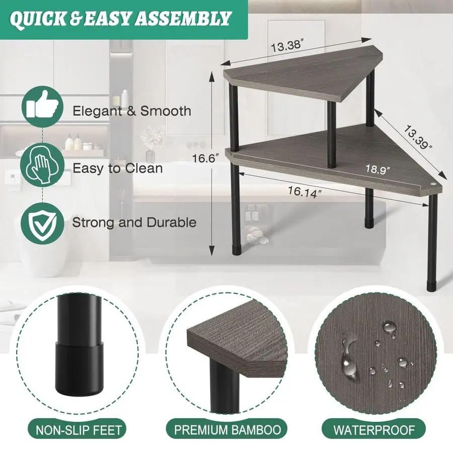 Органайзер для ванной комнаты над раковиной, для туалетных принадлежностей, косметики, органайзер для кухонной столешницы, подставка для специй, 2-ярусная, C-образная
Органайзер для ванной комнаты над раковиной, для туалетных принадлежностей, косметики, органайзер для кухонной столешницы, подставка для специй, 2-ярусная, C-образная