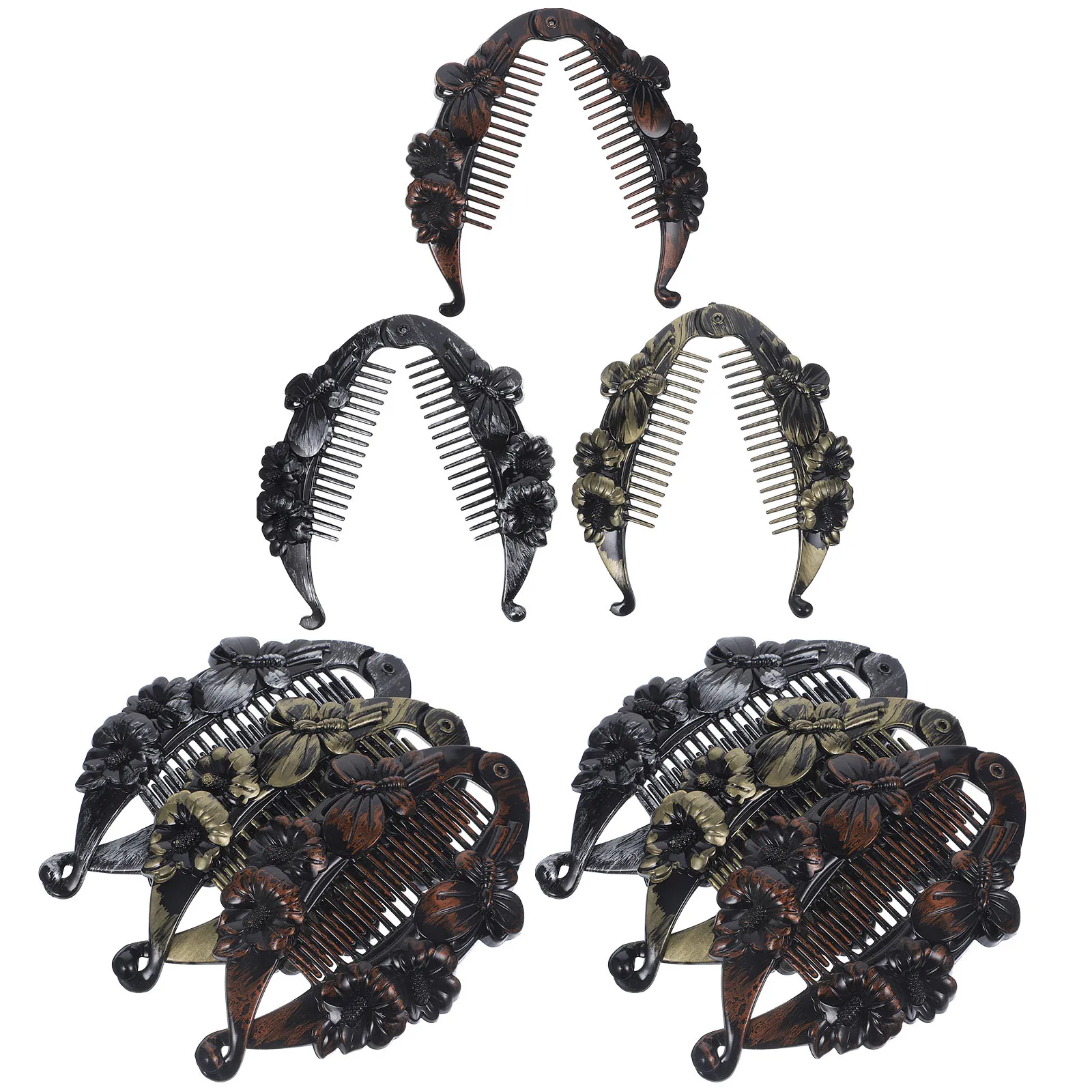 9 Pcs Ponytail Clips for Women Long Hair Claw Bun Updo Styling Accessories Banana Retro Flower Decor Hair Pins
9 Pcs Ponytail Clips for Women Long Hair Claw Bun Updo Styling Accessories Banana Retro Flower Decor Hair Pins