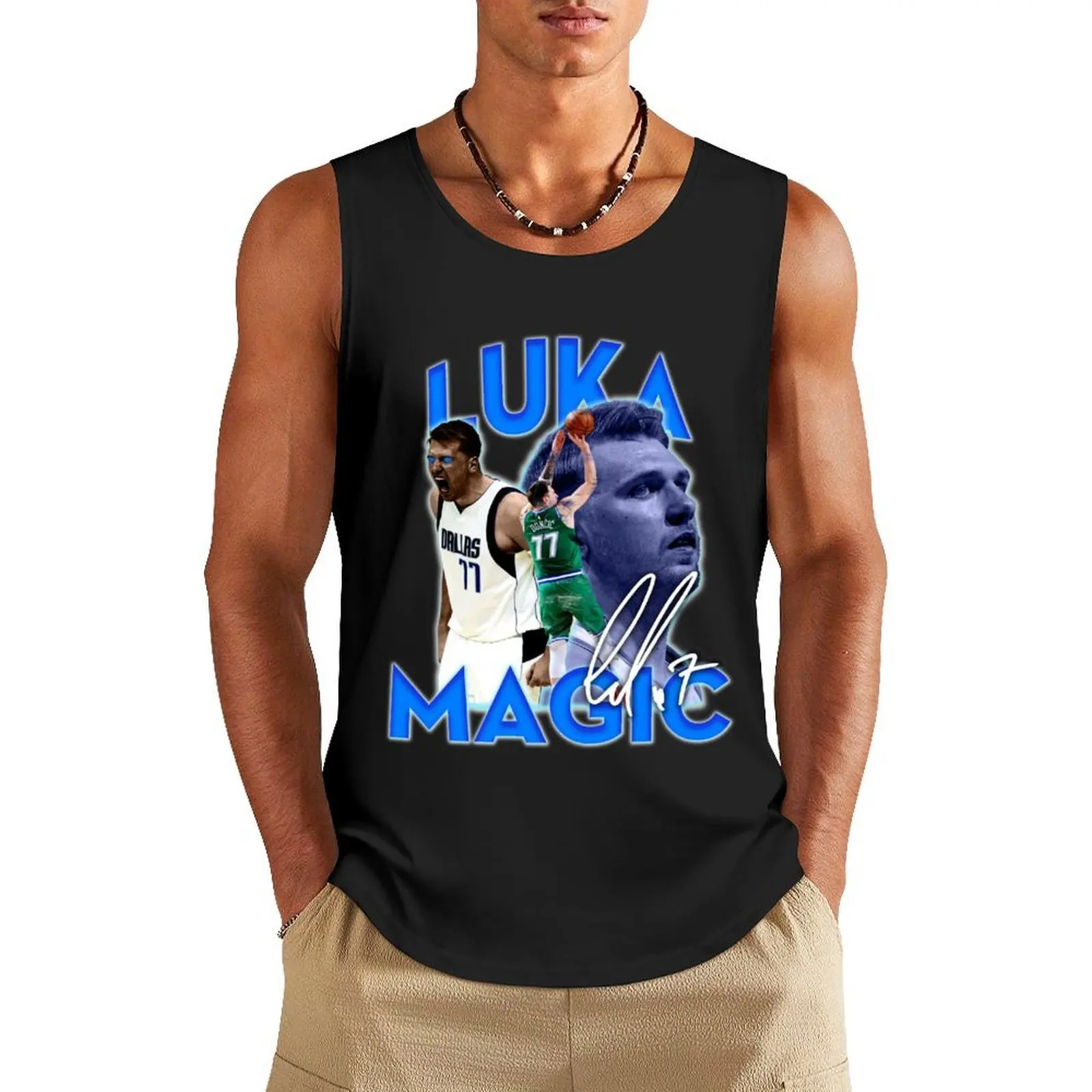 Luka Doni Bootleg Vintage Art Tank Top gym t-shirts training weight vest gym shirt man Top summer
Luka Doni Bootleg Vintage Art Tank Top gym t-shirts training weight vest gym shirt man Top summer
