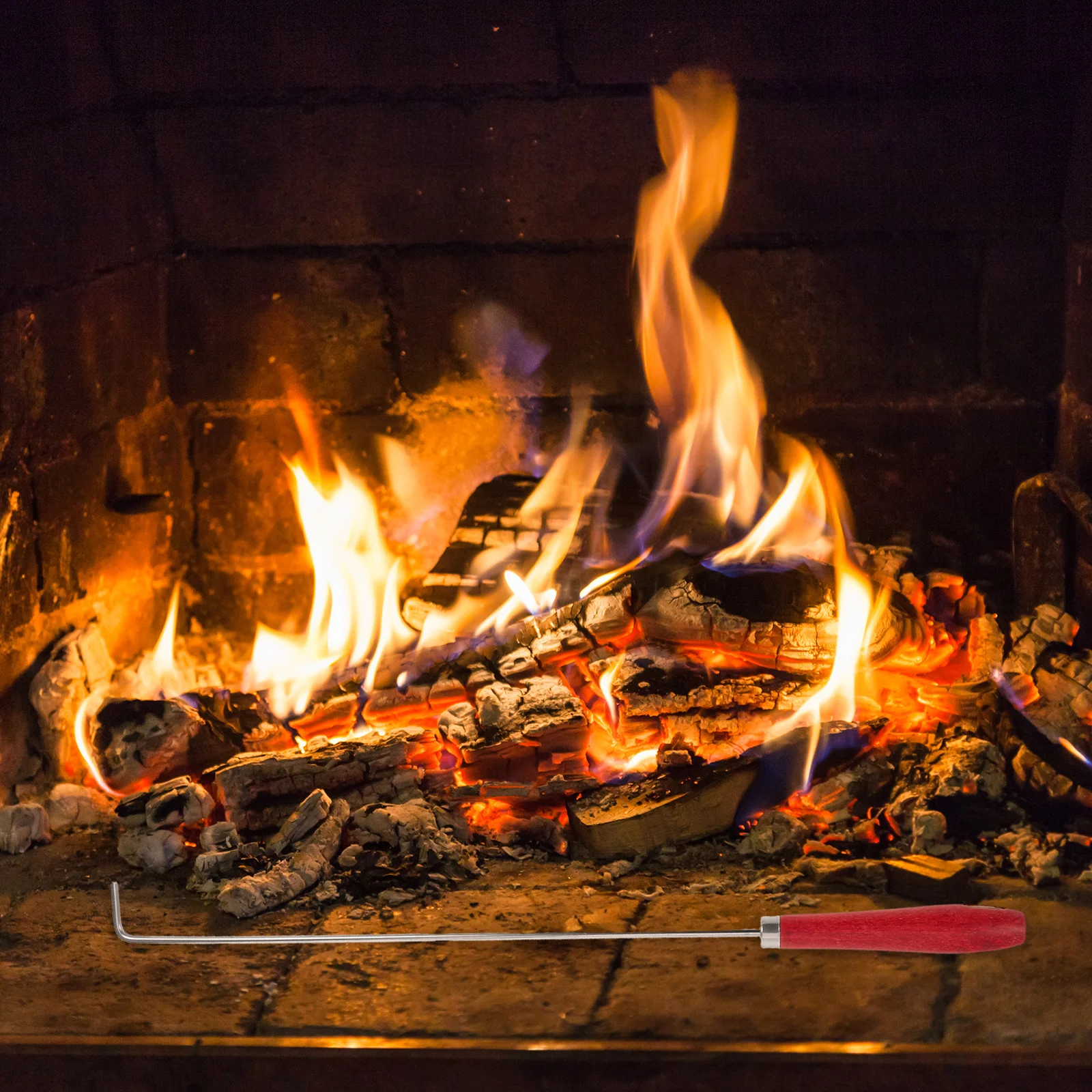 2pcs Stainless Steel Fireplace Poker Heavy Duty Fire Pit Tools For Outdoor Camping Bonfire Long Fire Hook Stick Portable
2pcs Stainless Steel Fireplace Poker Heavy Duty Fire Pit Tools For Outdoor Camping Bonfire Long Fire Hook Stick Portable