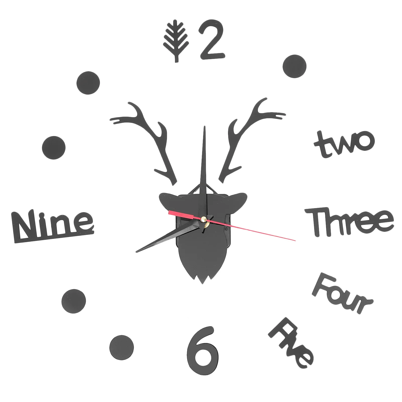 Deer Head Acrylic Wall Clock Silent Decorative Wall Hanging Clock for Home Room Living Bedroom Modern Decor Home Decoration
Deer Head Acrylic Wall Clock Silent Decorative Wall Hanging Clock for Home Room Living Bedroom Modern Decor Home Decoration