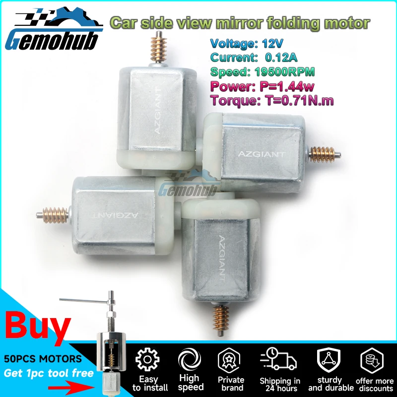 Auto Exterior Folding Mirror Motor FC280 DC 12V 0.12A 19500PM repair kit for BMW 3 series E46 316ti 316i 316 Ci tools car parts
Auto Exterior Folding Mirror Motor FC280 DC 12V 0.12A 19500PM repair kit for BMW 3 series E46 316ti 316i 316 Ci tools car parts