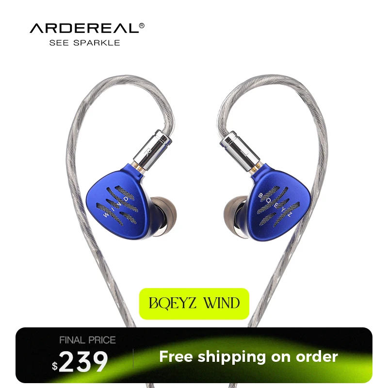 BQEYZ Wind in-Ear Monitor Earphones, Coil Bone Conduction and LCP Diaphragm Dual Cavity Dynamic Drivers IEM Headphones
BQEYZ Wind in-Ear Monitor Earphones, Coil Bone Conduction and LCP Diaphragm Dual Cavity Dynamic Drivers IEM Headphones