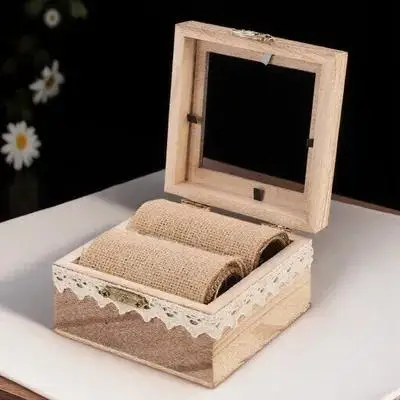 Wooden Proposal Ring Box Stylish Jewelry Storage Container for Rings Earrings Necklaces Bracelets Wedding Anniversary Valentine
Wooden Proposal Ring Box Stylish Jewelry Storage Container for Rings Earrings Necklaces Bracelets Wedding Anniversary Valentine