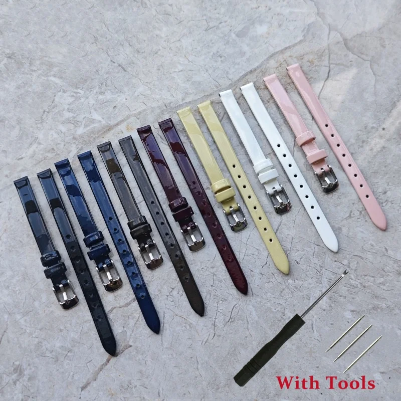 14mm 16mm 18mm 20mm 22mm High Quality Glossy Patent Leather Watch Strap Replacement for Universal Soft Calfskin Watch Band
14mm 16mm 18mm 20mm 22mm High Quality Glossy Patent Leather Watch Strap Replacement for Universal Soft Calfskin Watch Band