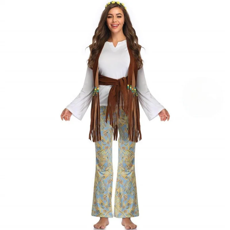 Halloween Indian Disco Cosplay Costume Women's Ethnic Stage Wear Traditional Outfit Dance Festival Party Dress
Halloween Indian Disco Cosplay Costume Women's Ethnic Stage Wear Traditional Outfit Dance Festival Party Dress