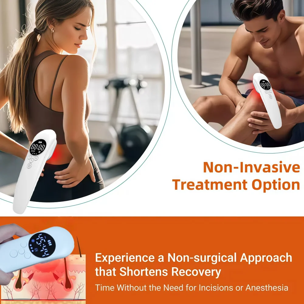 LLLT Cold Laser Therapy Red NIR Light Arthritis Pain Inflammation Relief Non-invasive Joint Care Physiotherapy Device
LLLT Cold Laser Therapy Red NIR Light Arthritis Pain Inflammation Relief Non-invasive Joint Care Physiotherapy Device