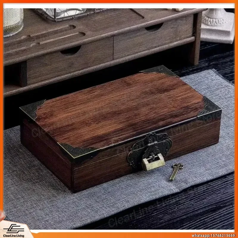 Retro Bamboo Storage Box with Flip Cover Wooden Organizer Box for Living Room Bedroom Home Decor Jewelry Cosmetic Storage Bin
Retro Bamboo Storage Box with Flip Cover Wooden Organizer Box for Living Room Bedroom Home Decor Jewelry Cosmetic Storage Bin