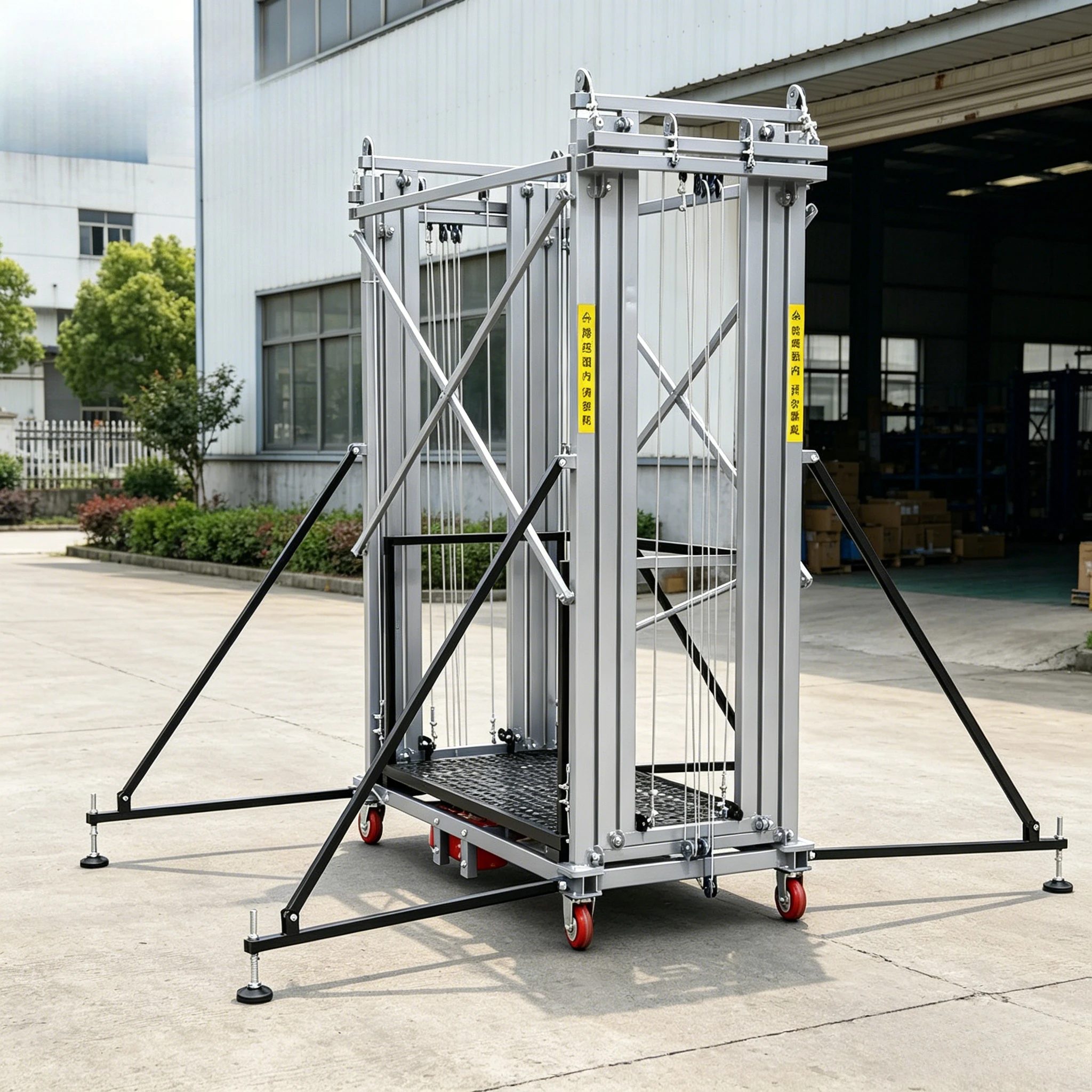 2-15m Foldable Electric Scaffolding Lift-Compact Mobile Hydraulic Man Lift with Steel Construction for Workshop Narrow Aisle Use
2-15m Foldable Electric Scaffolding Lift-Compact Mobile Hydraulic Man Lift with Steel Construction for Workshop Narrow Aisle Use