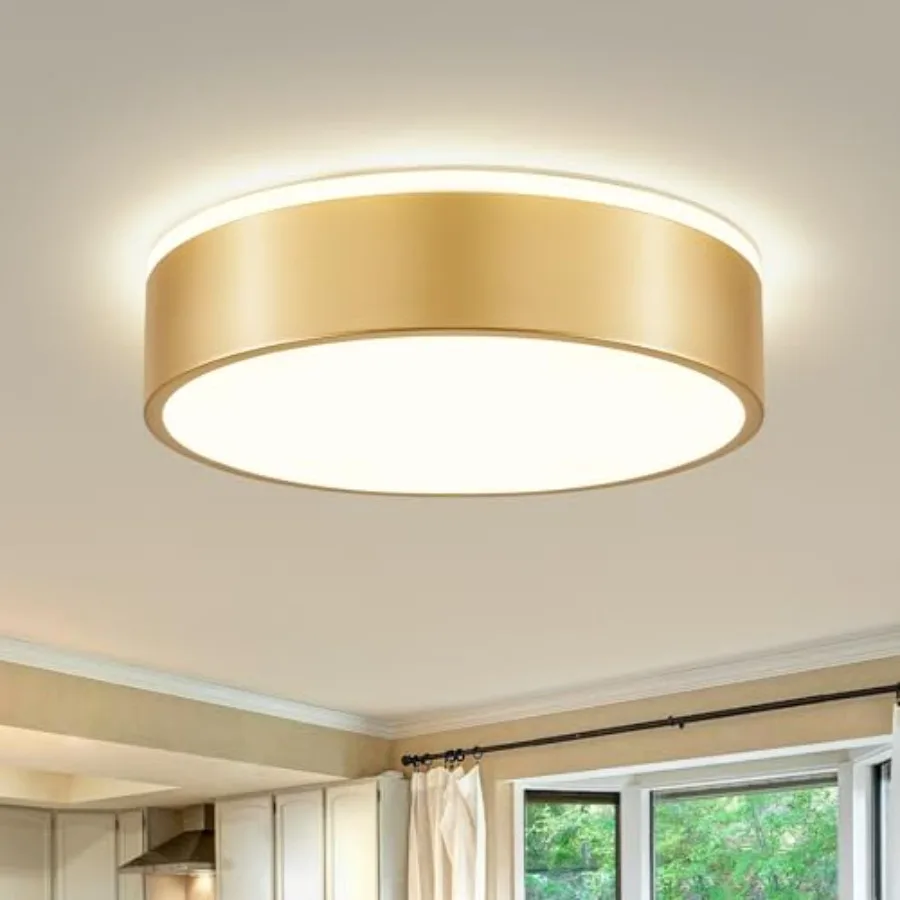 Dimmable LED Ceiling Light Fixture, 5CCT 2700 K-6000 K Modern Flush Mount Ceiling Light, Round Minimalist Lighting Fixture for
Dimmable LED Ceiling Light Fixture, 5CCT 2700 K-6000 K Modern Flush Mount Ceiling Light, Round Minimalist Lighting Fixture for