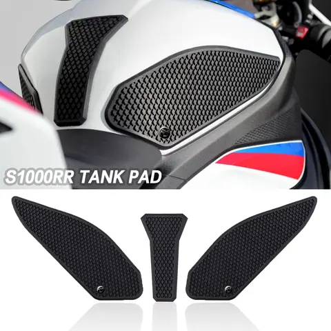 S1000RR Tank Pad Motosiklet aksesuarları Yakıt Tankı Pedi BMW S1000RR S1000R 2019-2025 kaymaz Yan Yakıt Deposu Su Geçirmez Ped