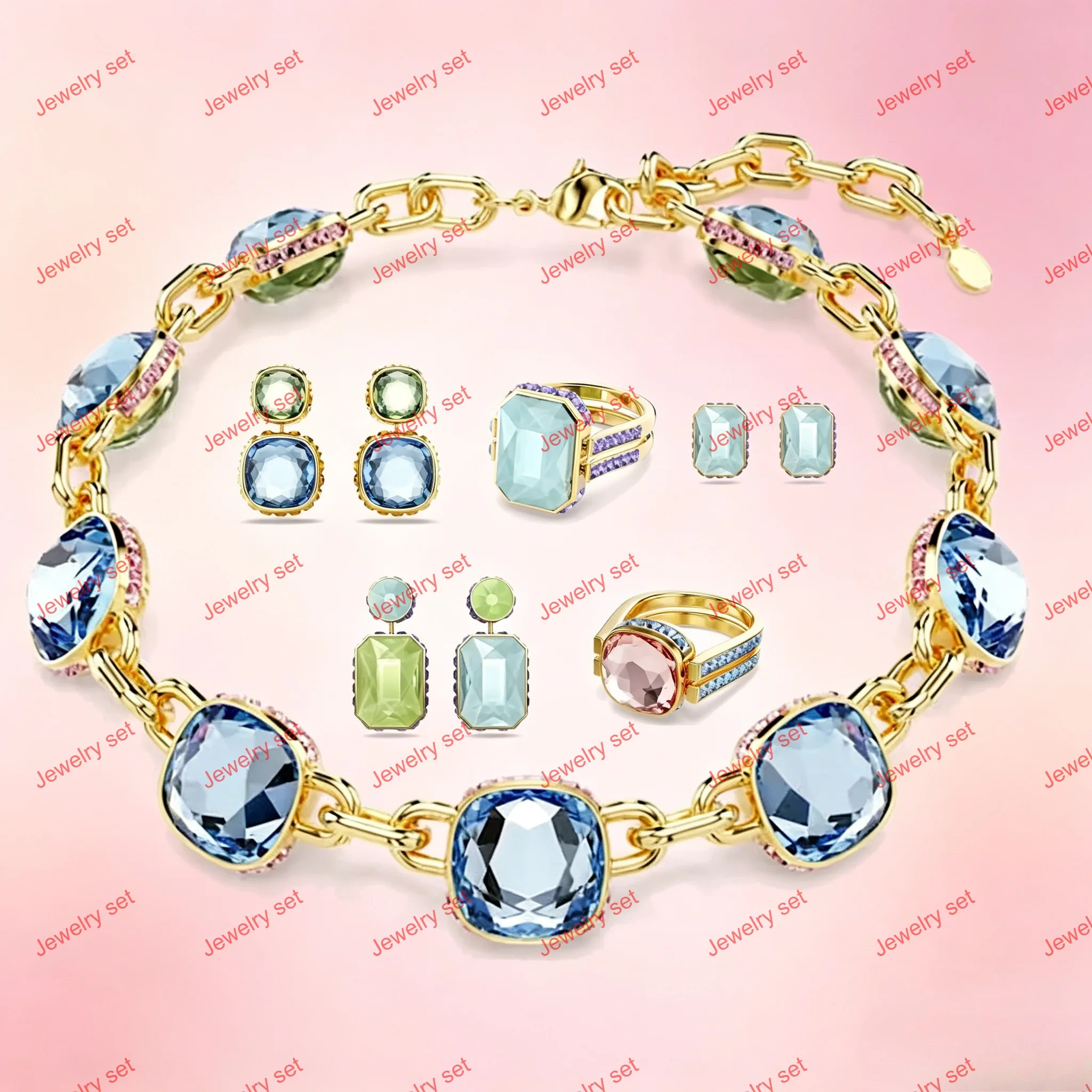 Original 2026 New Double-Sided Crystal Fine Jewelry Set for Women Bracelet Necklace Romantic Accessories Gift
Original 2026 New Double-Sided Crystal Fine Jewelry Set for Women Bracelet Necklace Romantic Accessories Gift
