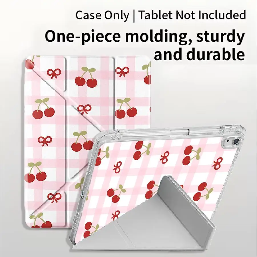 Tablet Case For iPad 11th 10th 9th 8th 7th 12.9inch Air 4 5 M3 M2 M4 11inch Mini 6 7 Pro 2025 Holder Cover Y-Fold Cherry & Bow
Tablet Case For iPad 11th 10th 9th 8th 7th 12.9inch Air 4 5 M3 M2 M4 11inch Mini 6 7 Pro 2025 Holder Cover Y-Fold Cherry & Bow
