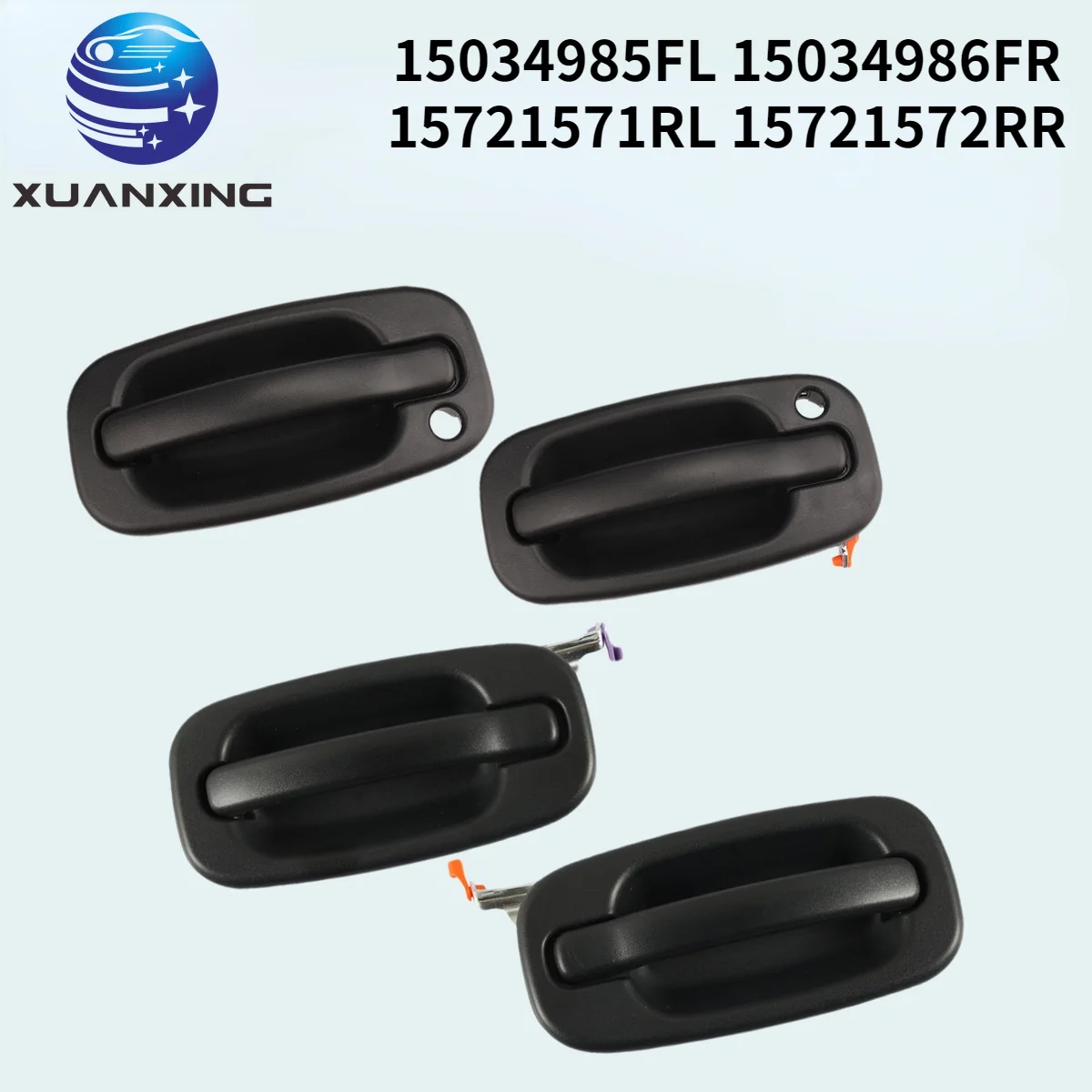 1SET 15034985FL 15034986FR 15721571RL 15721572RR Outer Door Handle Kit for Chevrolet GM GMC
1SET 15034985FL 15034986FR 15721571RL 15721572RR Outer Door Handle Kit for Chevrolet GM GMC