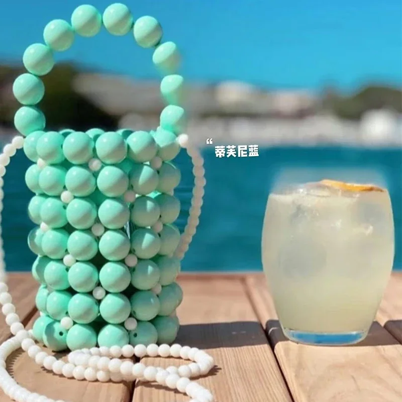 New Fashion Texture Macaron Blue Phone Crossbody Bags for Woman Acrylic Handwoven Beaded Pearl Bucket Handbag Customization
New Fashion Texture Macaron Blue Phone Crossbody Bags for Woman Acrylic Handwoven Beaded Pearl Bucket Handbag Customization
