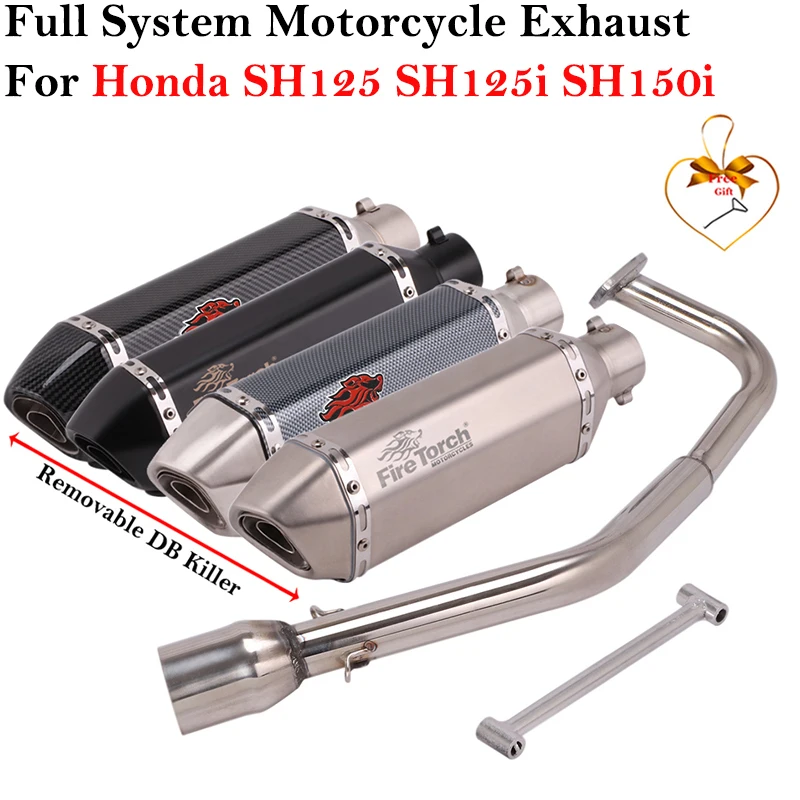 Full Systems Motorcycle Exhaust Escape For Honda SH125 SH125i SH150i 2017 - 2022 Slip On Front Mid Link Pipe Muffler DB Killer
Full Systems Motorcycle Exhaust Escape For Honda SH125 SH125i SH150i 2017 - 2022 Slip On Front Mid Link Pipe Muffler DB Killer