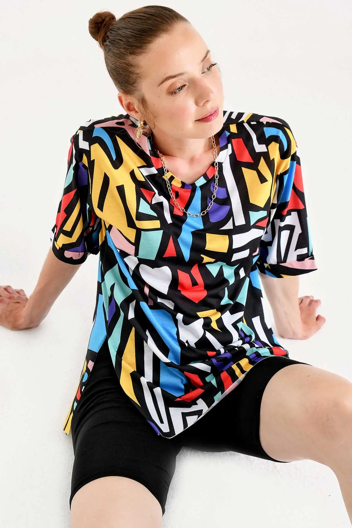 Graphic Pattern T-Shirt 2021 Summer Spring Women 'S T-shirt Fashion Tops Sexy Print Ladies top
Graphic Pattern T-Shirt 2021 Summer Spring Women 'S T-shirt Fashion Tops Sexy Print Ladies top