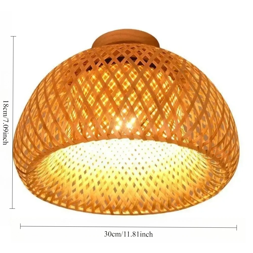 30 см E27 ручной работы Бохо бамбуковый плетеный потолочный светильник традиционный фермерский дом спальня ресторан прихожая коридор крепление потолочный светильник
30 см E27 ручной работы Бохо бамбуковый плетеный потолочный светильник традиционный фермерский дом спальня ресторан прихожая коридор крепление потолочный светильник