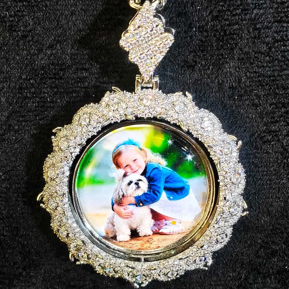 Подвеска-фото ESKEEM с вращающимися шипами, двусторонняя, в стиле хип-хоп, на цепочке, персонализированный кулон-медальон с изображением, подарок
Подвеска-фото ESKEEM с вращающимися шипами, двусторонняя, в стиле хип-хоп, на цепочке, персонализированный кулон-медальон с изображением, подарок