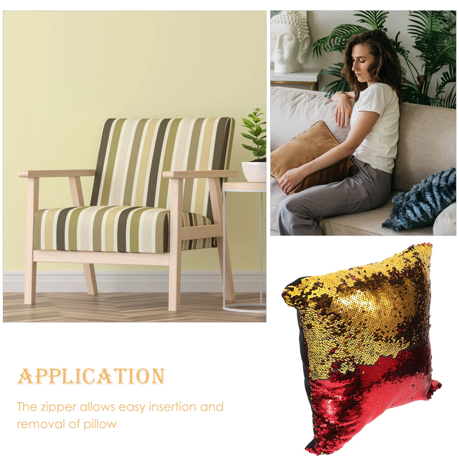 Glitter Sequins Throw Pillow Cover Square Zipper Decorative Cushion Case 40Cm Home Sofa Car Party Cushion Covers
Glitter Sequins Throw Pillow Cover Square Zipper Decorative Cushion Case 40Cm Home Sofa Car Party Cushion Covers