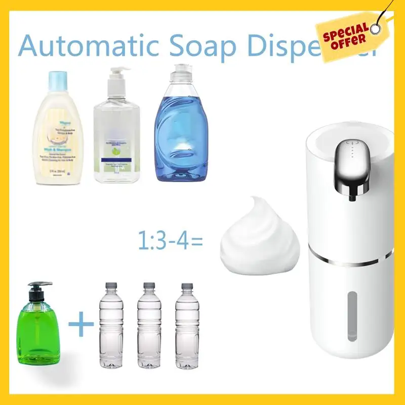 Automatic Soap Dispenser - 13.5 Oz Touchless Foam Soap Dispenser,Wall Dispenser Pump For Bathroom Kitchen Dish Soap
Automatic Soap Dispenser - 13.5 Oz Touchless Foam Soap Dispenser,Wall Dispenser Pump For Bathroom Kitchen Dish Soap