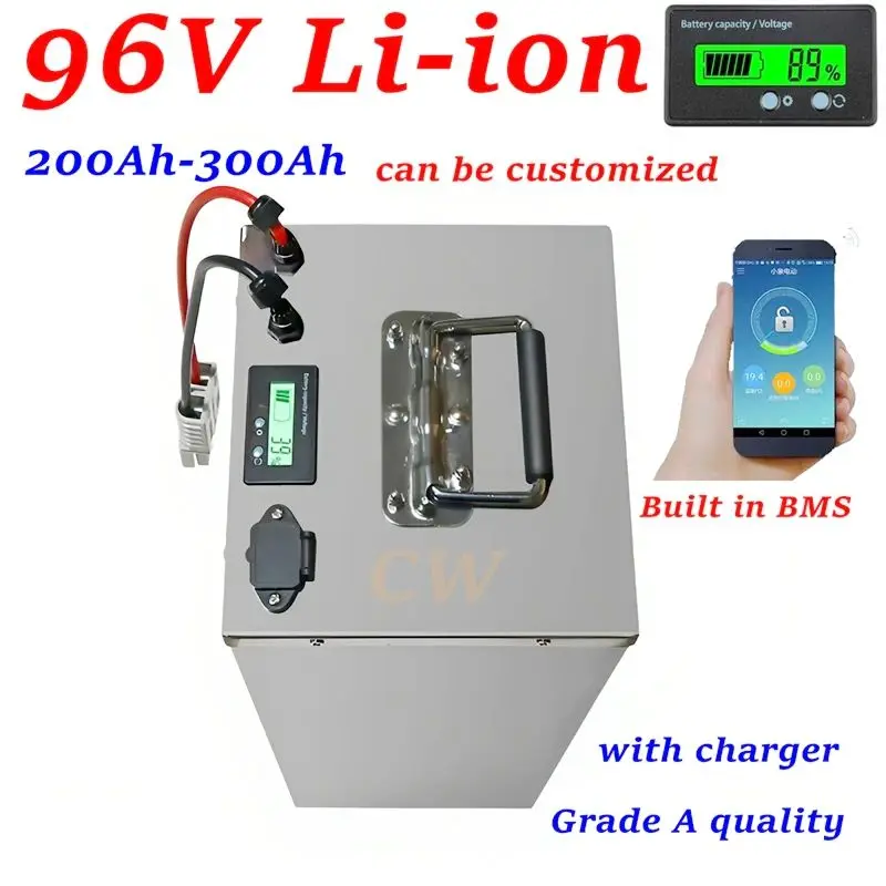 96V 30Ah 50Ah 80Ah 100Ah 120Ah 150Ah 200Ah 280Ah Литий-ионный аккумулятор для 4KW 9KW EV Мотоцикл Трехколесный велосипед Скутер Туристический автобус AGV
96V 30Ah 50Ah 80Ah 100Ah 120Ah 150Ah 200Ah 280Ah Литий-ионный аккумулятор для 4KW 9KW EV Мотоцикл Трехколесный велосипед Скутер Туристический автобус AGV