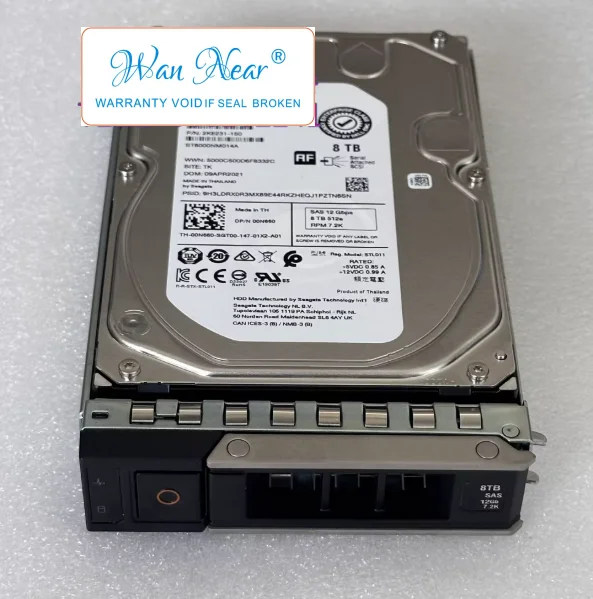 Для серверного жесткого диска Dell 0GKWHP 8T SAS 7,2K 3,5 дюйма ST8000NM0075
Для серверного жесткого диска Dell 0GKWHP 8T SAS 7,2K 3,5 дюйма ST8000NM0075