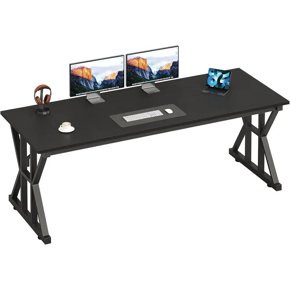 63 Large Executive Office Desk with Thick Elegance, Simple Computer Desk for Home or Work, Black
63 Large Executive Office Desk with Thick Elegance, Simple Computer Desk for Home or Work, Black
