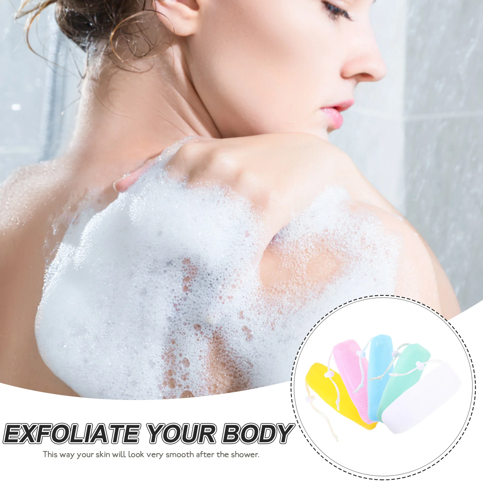 5 Pcs Bubble Net Soap Maker Washcloth Pouch Foaming Bag Shampoo Store Favorite Exfoliating Saver Accessories for Bar
5 Pcs Bubble Net Soap Maker Washcloth Pouch Foaming Bag Shampoo Store Favorite Exfoliating Saver Accessories for Bar