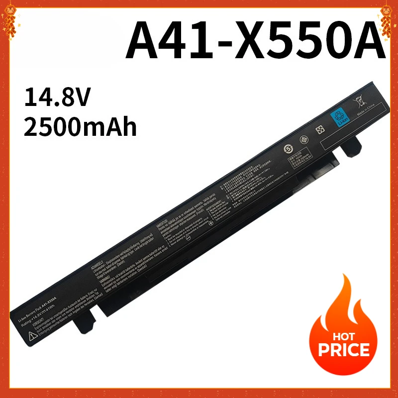 A41-X550A Аккумулятор для Asus R510C X550C X550L X550J R510L X550CA X552E X550V K550L F550V X550A P550C X550EA X550D R510 X550VX
A41-X550A Аккумулятор для Asus R510C X550C X550L X550J R510L X550CA X552E X550V K550L F550V X550A P550C X550EA X550D R510 X550VX