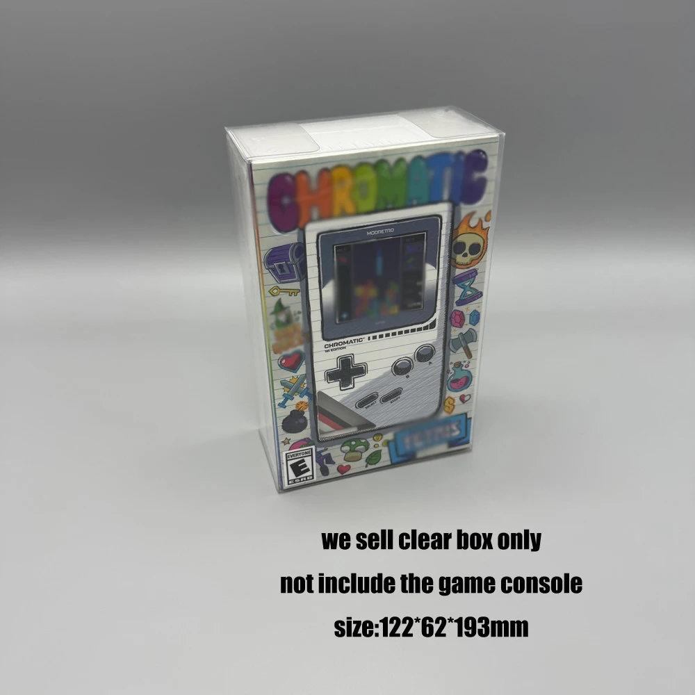 Newly arrived Clear protective PET cover For ModRetro Chromatic Retro Style Game Boy Color for GBC collection display box
Newly arrived Clear protective PET cover For ModRetro Chromatic Retro Style Game Boy Color for GBC collection display box